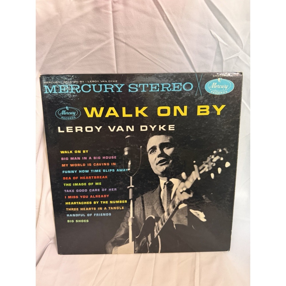 LEROY VAN DYKE Walk On By MERCURY MG 20682 VG 1961 Country LP Folk
